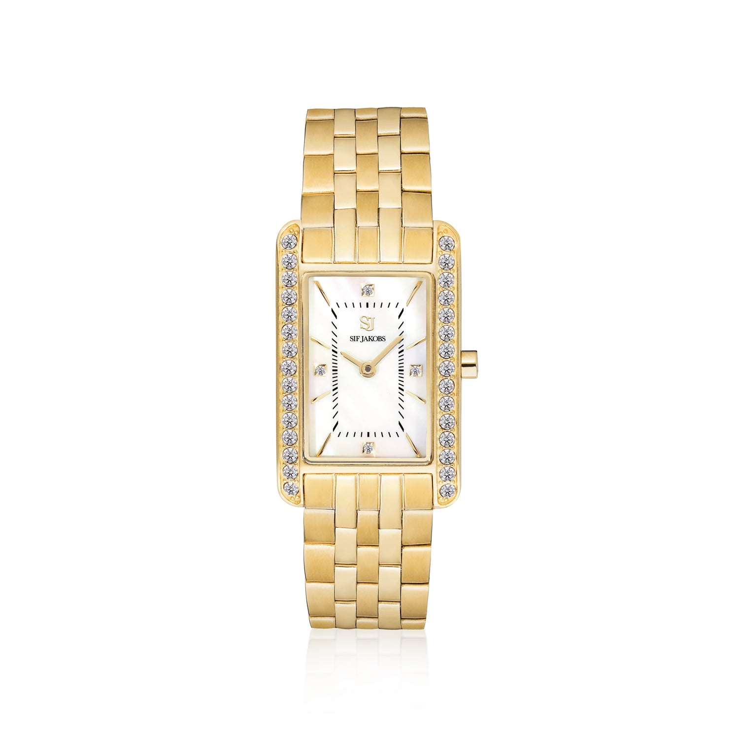 Stainless steel gold | Mother of pearl dial