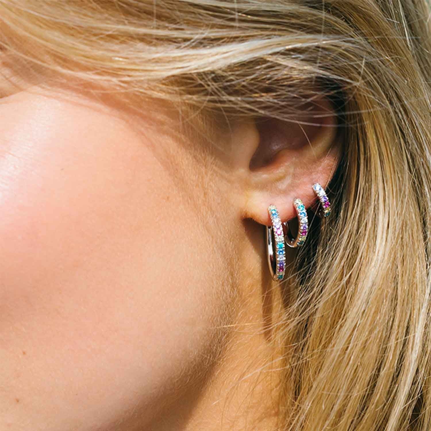 925 Sterling silver | Rainbow | Medio