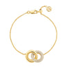 18K gold plated | White