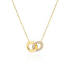 18K gold plated | White