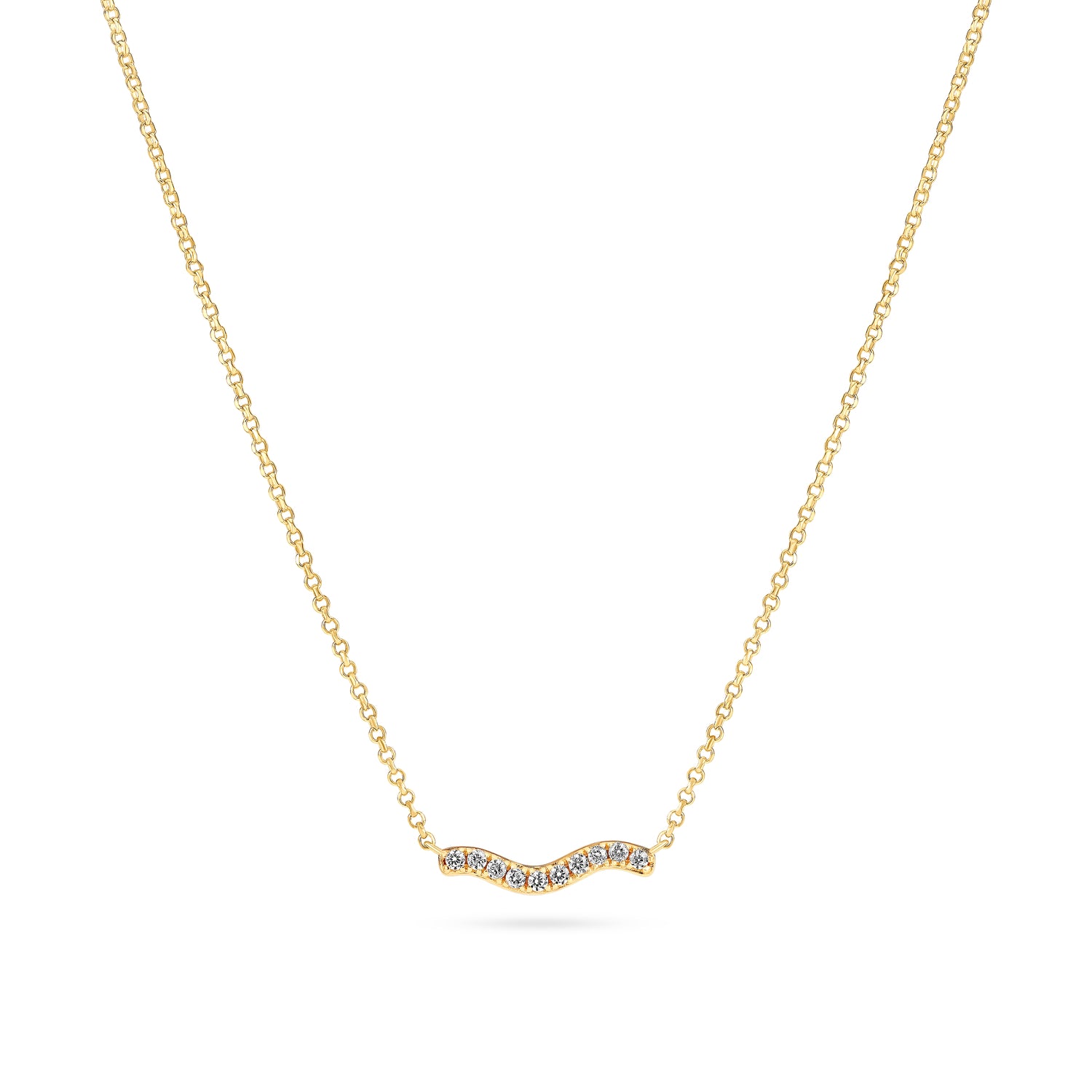 18K gold plated | White