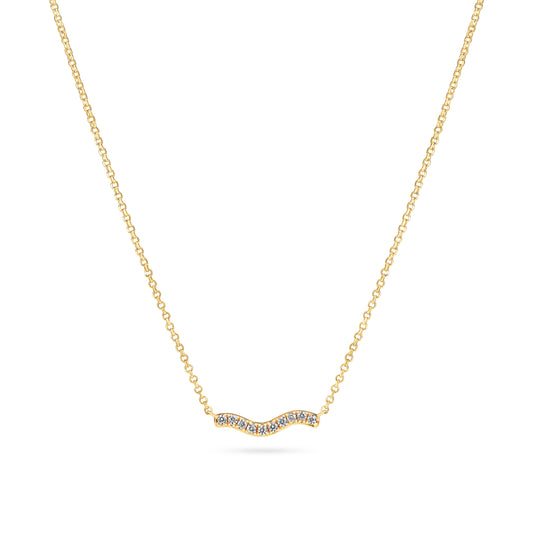 18K gold plated | White