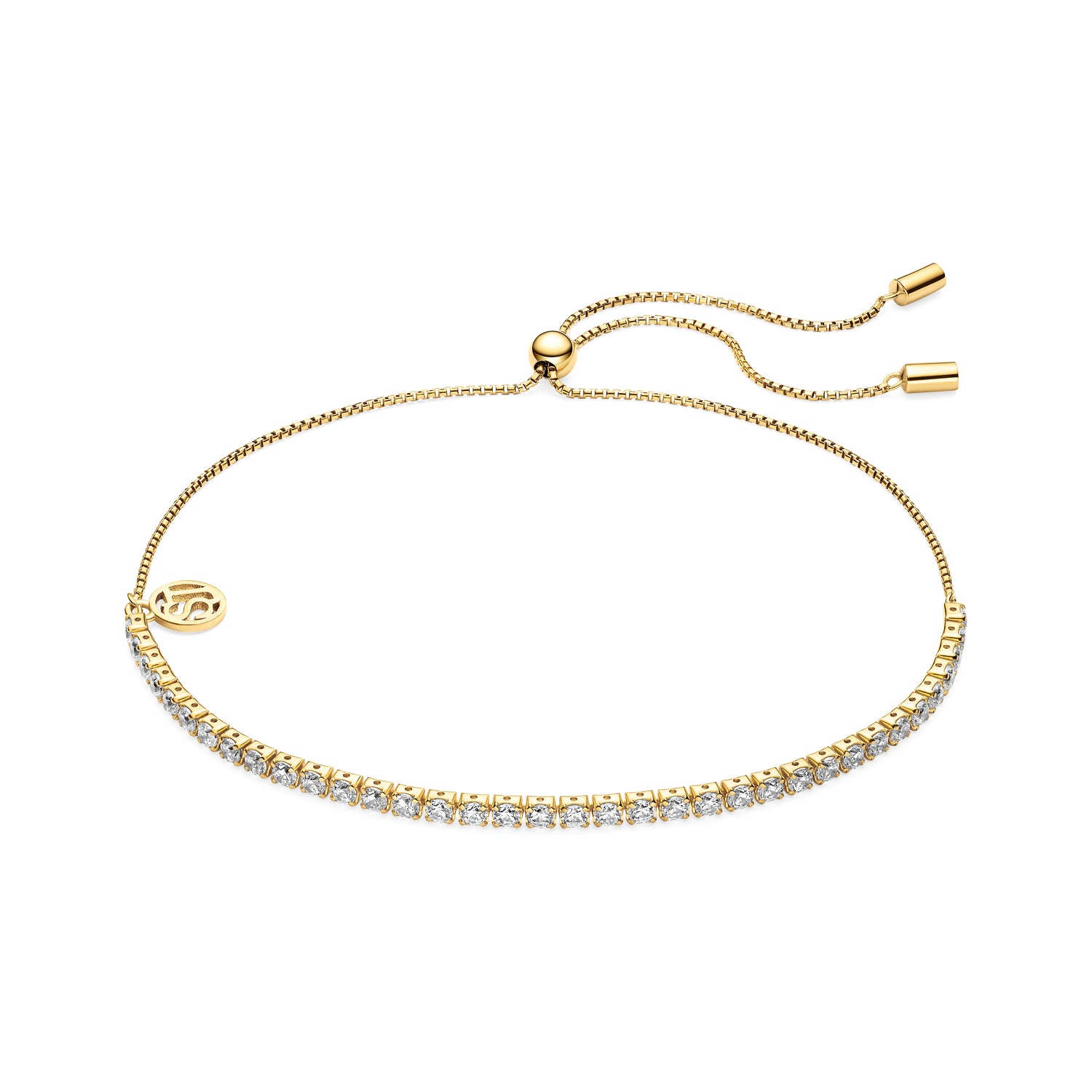 18K gold plated | White