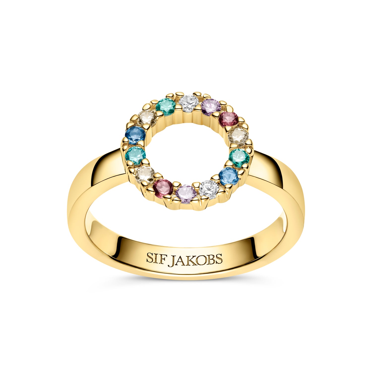 18K gold plated | Rainbow | 8,5, 18K gold plated | Rainbow | 7,5, 18K gold plated | Rainbow | 7, 18K gold plated | Rainbow | 6