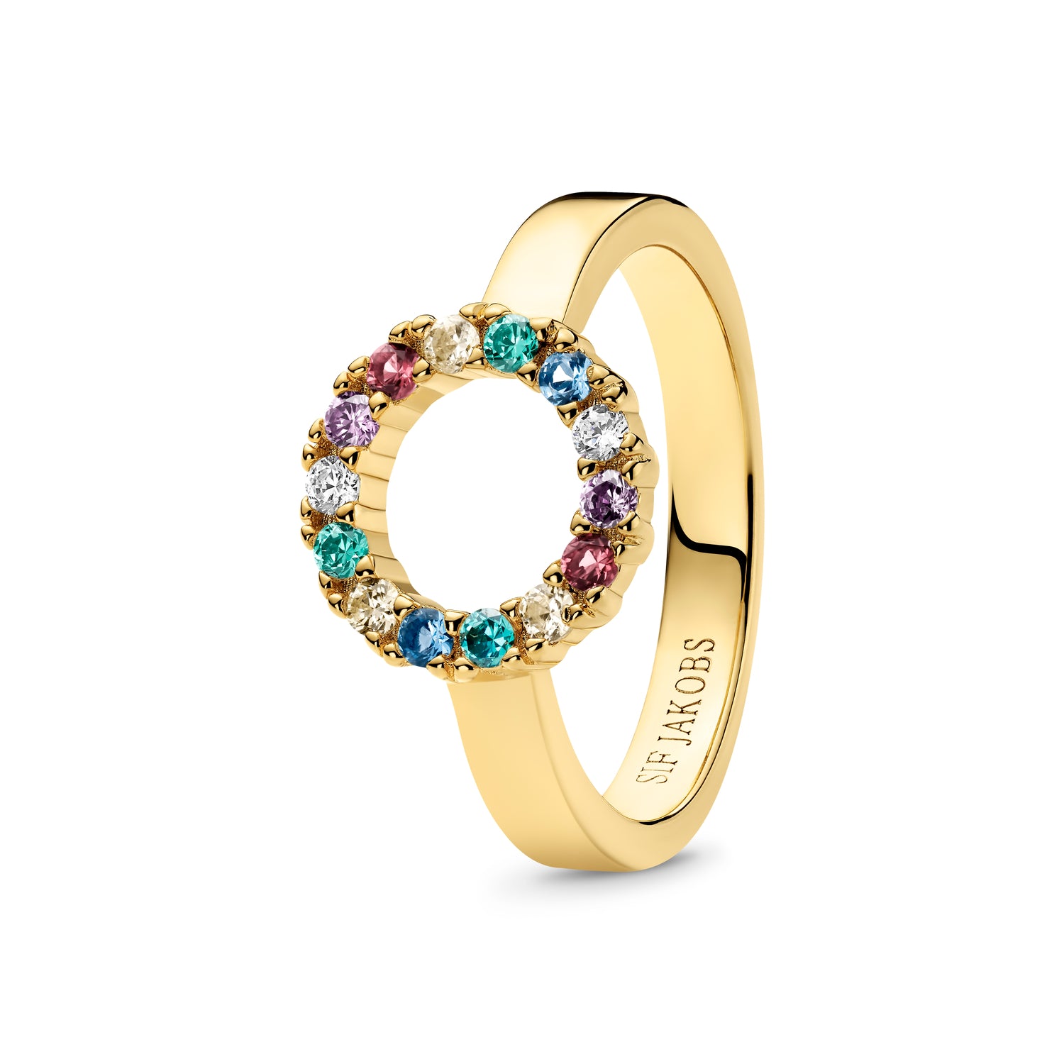 18K gold plated | Rainbow | 8,5, 18K gold plated | Rainbow | 7,5, 18K gold plated | Rainbow | 7, 18K gold plated | Rainbow | 6