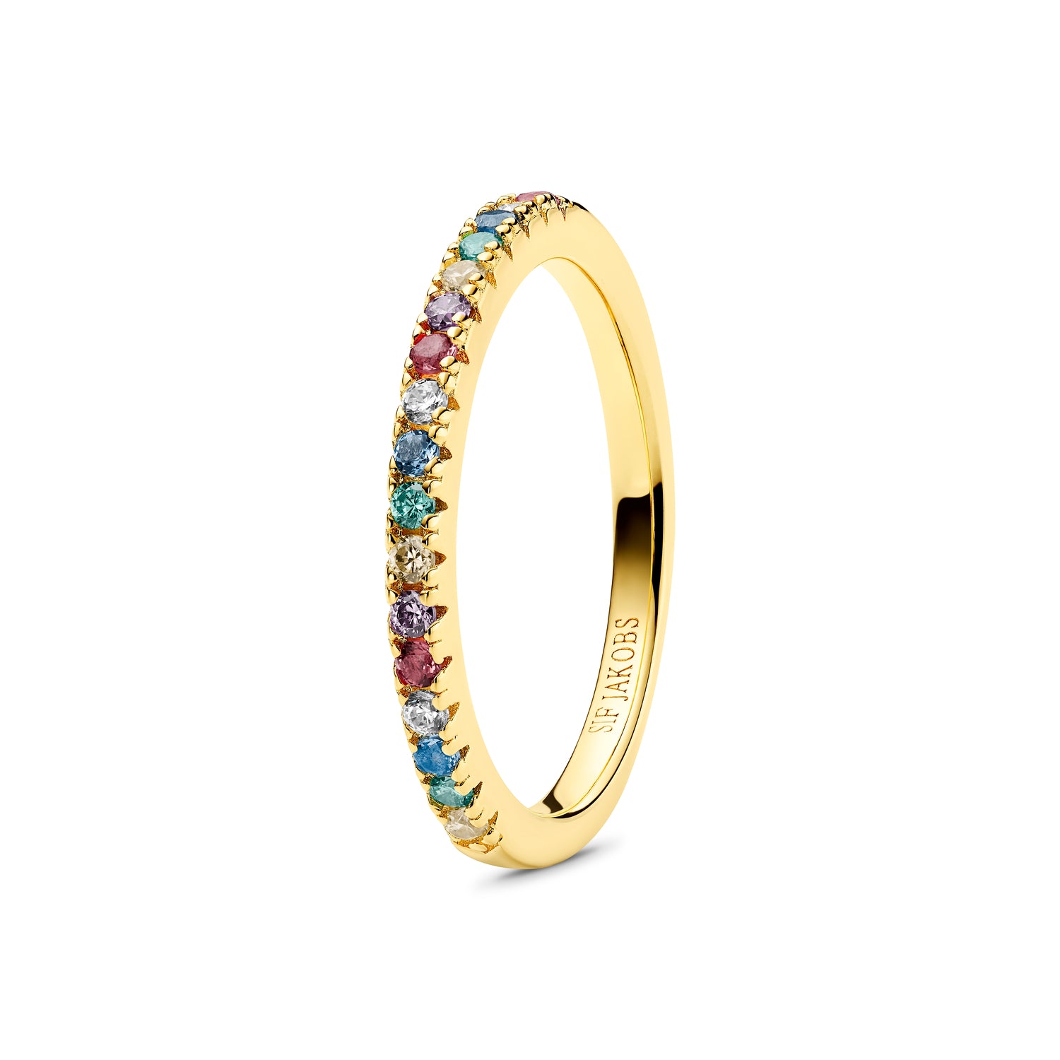 18K gold plated | Rainbow | 8,5, 18K gold plated | Rainbow | 7,5, 18K gold plated | Rainbow | 7, 18K gold plated | Rainbow | 6