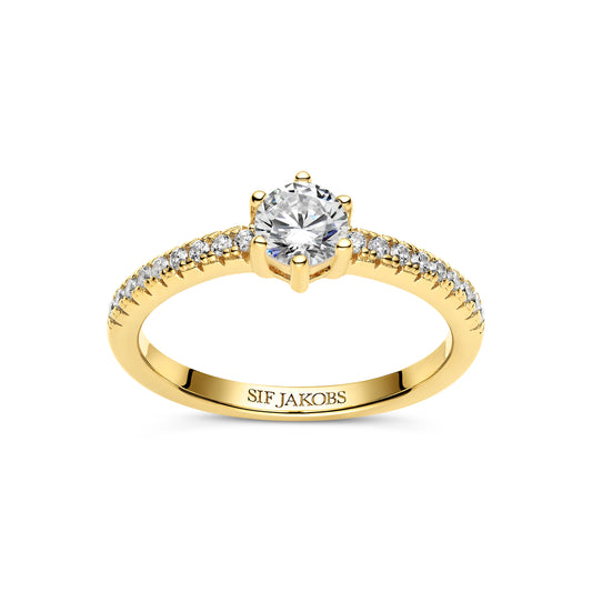 18K gold plated | White | 8,5, 18K gold plated | White | 7,5, 18K gold plated | White | 7, 18K gold plated | White | 6