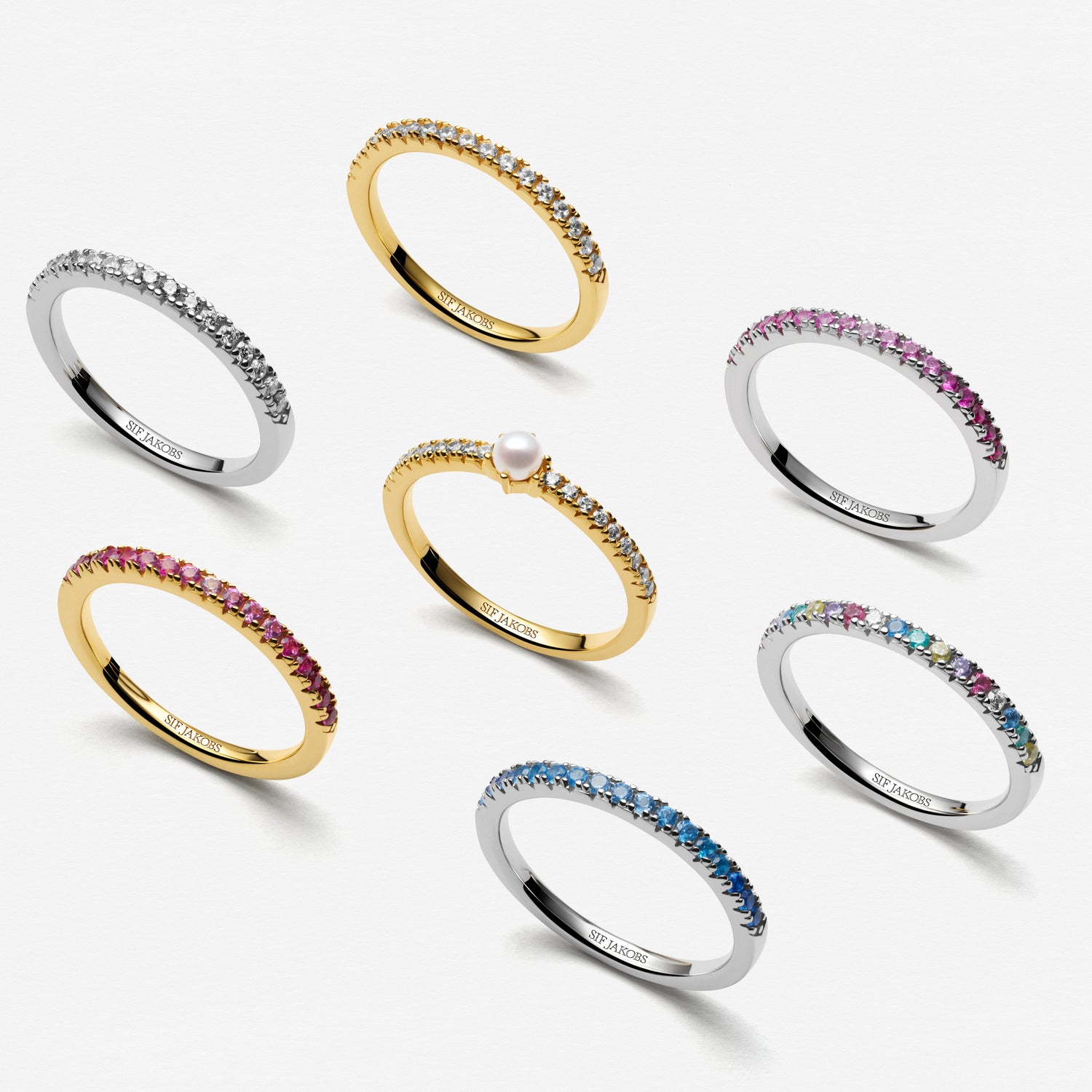 925 Sterling silver | Rainbow | 8,5, 925 Sterling silver | Rainbow | 7,5, 925 Sterling silver | Rainbow | 7, 925 Sterling silver | Rainbow | 6