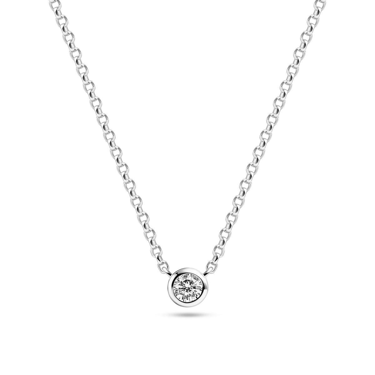 925 Sterling silver | White