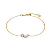 18K gold plated | White