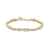 18K gold plated | White