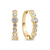 18K gold plated | White