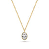 18K gold plated | White
