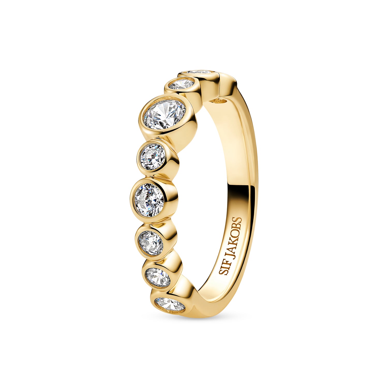 18K gold plated | White | 8,5, 18K gold plated | White | 7,5, 18K gold plated | White | 7, 18K gold plated | White | 6