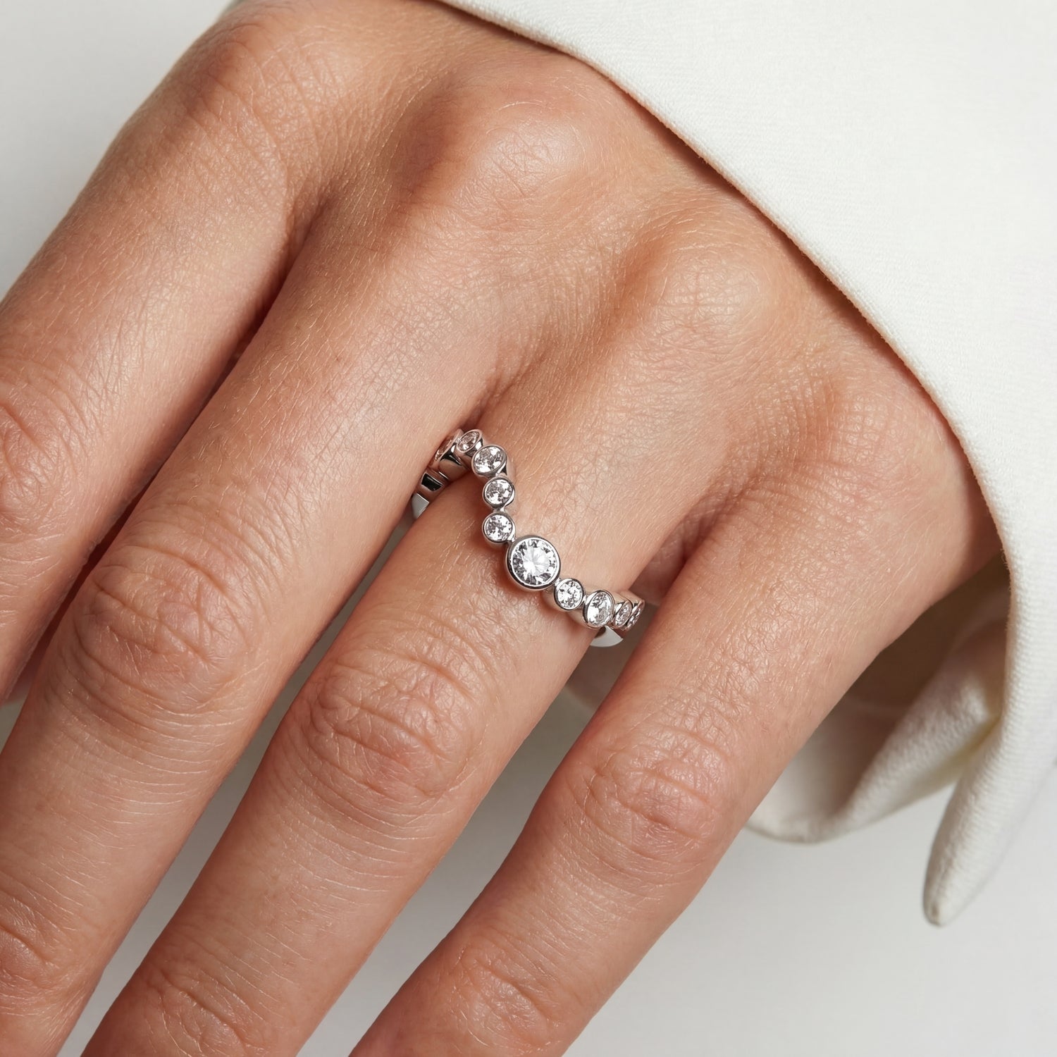 925 Sterling silver | White | 8,5, 925 Sterling silver | White | 7,5, 925 Sterling silver | White | 7, 925 Sterling silver | White | 6
