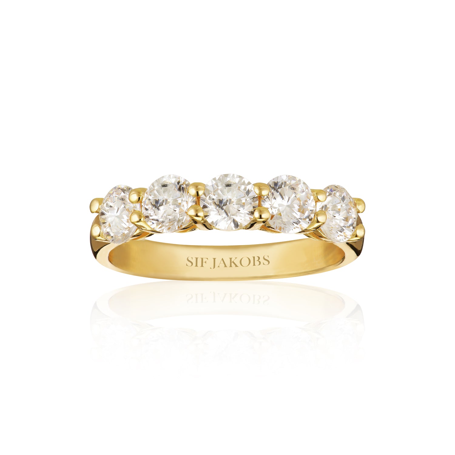 18K gold plated | White | 8,5, 18K gold plated | White | 7,5, 18K gold plated | White | 7, 18K gold plated | White | 6